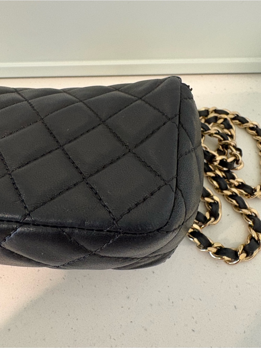 Chanel Extra Mini Classic Flap Black Lambskin Gold Hardware - Picture 5 of 16